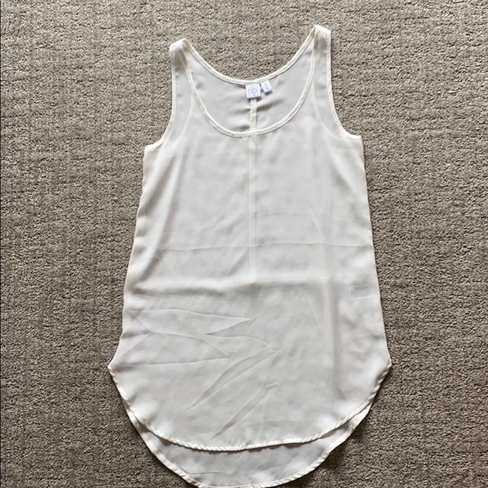 B.P. Tank. Oversized length. XS. Cream